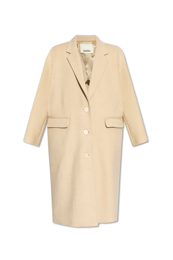Cream Coat 'Efezia' Isabel Marant - SchaferandweinerShops Japan